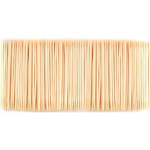 1000 Count Bamboo Toothpicks Barbecue, Fruits And Teeth Cleaning - Round Double-Pointed Wooden Toothpicks, For Appetizers, Olives