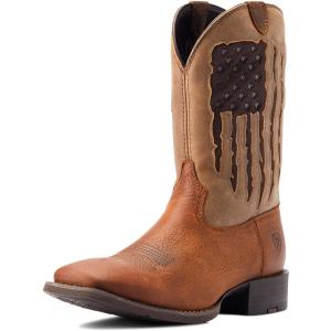 ARIAT Sport My Country Venttek Mens Boot (8, Faithful Brown)