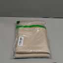 ALYVIA SPRING Cream Fabric Shower Curtain Liner Waterproof - Soft & Light-Weight Cloth Shower Liner with 3 Magnets, Hotel Quality & Machine Washable - Standard Size 72x72, Cream