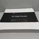 Art3d 19.7"x19.7" (Pack Of 12) Wall Panel 3D Pyramid, White