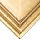 Creative Mark Plein Air Wooden Picture Frame - 8X8 Black - Professional Single Frame for Art Panels, Stretched Canvas, Pictures and More, Glass and Backing Not Included. Gold