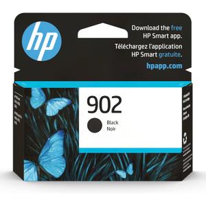 HP 902 Black Ink Cartridge for HP Printers | Works with Printer Series: OfficeJet 6950, 6960; OfficeJet Pro 6960, 6970 | Eligible for Instant Ink | T6L98AN