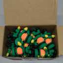 Hanaive 24 Pcs St Patricks Day Leprechaun Figurine Mini Leprechaun Toys PVC Miniature Irish Figurines Green Decor for St Patricks Day Party Hide and Seek Garden Table Decorations, 2.4 x 2.4 Inche