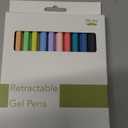 Mr. Pen- Retractable Gel Pens, 12 Pack, Black Ink Gel Pens, Pastel Barrels, Fast Dry, Gel Pen Fine Point 0.7mm