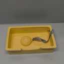 Boston International Embossed Stoneware Napkin Holder Caddy, Guest Towel Size, Honeycomb