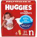 Huggies Size Newborn Diapers, Little Snugglers Baby Diapers, Size Newborn (up to 10 lbs), 31 Count 