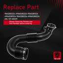 Engine Air Intake Hose with Clamps Compatible with Mercedes-Benz | Compatible with 2010-2023 Mercedes-Benz Sprinter 2500 3500 3500XD 4500 NCV3 Series V6 3.0L, Replaces 9065282224 A9065282224