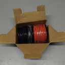 10 awg 5.2mm Silicone Electrical Wire Cables 50 Feet [25ft Black and 25ft Red] 10 Gauge 600V Soft and Flexible Hook Up Oxygen Free Stranded Tinned Copper Wire Model Battery Cable