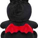 OLAOLA Halloween Bat Bear Plush 14.5 Inch Cute Bear Stuffed Animals Plush Toy Soft Doll Pillow for Kids Adults