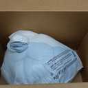 Mellow Puff Pillow Cooling Ice Silk Bed Pillow, Back & Stomach Sleepers | Fluffy Goose Down Alternative Fill, Hypoallergenic & Machine Washable Pillow for Side, Baby Blue, Lightweight Summer Quilt