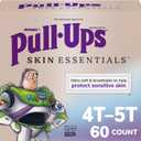 Pull-Ups Boys' Skin Essentials Potty Training Pants, Training Underwear, 4T-5T (38-50 lbs), 60 Ct