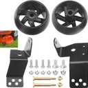 525509501 532181040 Mower Deck Gauge Wheel with Bracket Kit, 42" Deck Gauge Wheel Bracket Kit for Husqvarna AYP Poulan Tractors & Lawn Mowers GWN42B YTH18542 YTH22V42 YTH2042 YTH 22V42