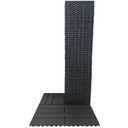 60 sq. ft Plastic Interlocking Deck Tiles,60 PCS Patio Deck Tiles,12"x12" Waterproof Outdoor Flooring All Weather Use, Patio Floor Decking Tiles for Porch Poolside Balcony Backyard