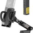 Scosche UH2WDEXCLN Universal Hands Free Phone Mount for Car Windshield/Dashboard, Suction Cup Cell Phone Holder with 360 Rotation, Includes Screen Cleaner, Stand Compatible with iPhone and Android (1 Pack)