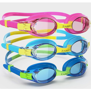 3 Pack Kids Goggles for Swimming, Anti-fog 100% UV Protection, for Kids Age 3-10