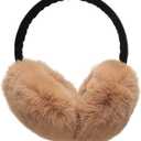 ZLYC Womens Girls Winter Fashion Adjustable Faux Fur EarMuffs Ear Warmers