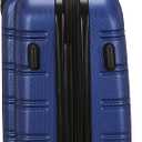 Rockland Melbourne Hardside 3 Piece Expandable Spinner Wheel Luggage Set, (20"/24"/28"), Blue