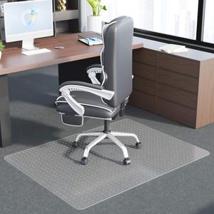 Office Chair Mat for Low Pile Carpet, Clear Desk Chair Mat for Carpeted Floors, Sturdy Office Chair Floor Mat 58"x44"