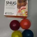 Boon Snug Sip Universal Water and Juice Silicone Bottle Toppers - Soft Spout Conversion Caps with Spill Proof Valves - Silicone Bottle Covers for Travel - Includes 4 Toppers and 4 Cases