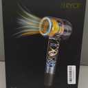 Tideway Hair Dryer Professional High-Speed Ionic Blow Dryer 110,000 RPM, Compact Hair Dryer with Magnetic Diffuser, Fast Drying with Brushless Motor Low Noise Smart Temperature Control-H11 (Bl)