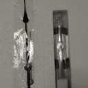 LEIKE 24" Modern Large Wall Clocks,Vintage, Round,Silent Non Ticking,Battery Operated,Silver Metal Roman Numerals Clock for Living Room/Bedroom/Kitchen Decor