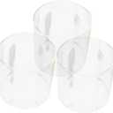 4pcs Cylinder Glass Vase Hydroponic Flower Vase Fish Bowl Glass Fish Tank Home Office Decor