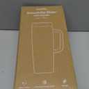 Owala SmoothSip Slider Stainless Steel Insulated Travel Mug with handle, 100% Leak Proof, For Hot and Cold Drinks, Travel Friendly with Sliding Lock Lid, 24 oz, BPA Free, Leak Proof, Pucker Up