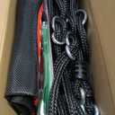 PACEARTH 40 Inch Flying Saucer Tree Swing, 900lb Weight Capacity, Sturdy Outdoor Swing Set with 2 Tree Straps, Safe and Durable Swing Seat for Children, DIY Package, Christmas Color Palette, Red