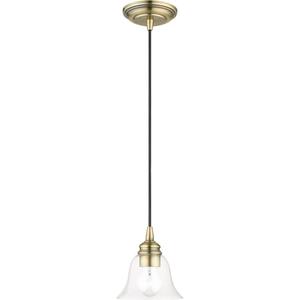 Livex Lighting, 46480-01, Moreland, Single Pendant, Antique Brass