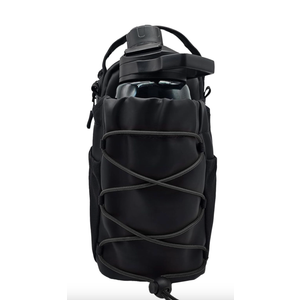 Magnetic Gym Bag for Men And Women with 20-46oz Water Bottle Holder, Featuring 3-Color Elastic Strap and Detachable Hook | Small Crossbody Sling Bag with Adjustable Strap for Travel Work Sports