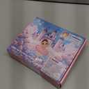 Jeowoqao Princess Dress up for Girls 4-6, Light up Princess Cape with Crown Gloves Princess Toys for Girls 3-6 Halloween