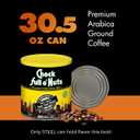 Chock Full o' Nuts New York Roast Ground Coffee  Premium Beans in Recyclable Steel Can  Rich Flavor & Aroma, Dark Roast  Perfect for Drip, Pour-Over, Percolator  30.5 Oz Can (EXP 01/15/28)