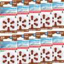 Powermax Size 312 Hearing Aid Batteries, 60 Count Long-Lasting Battery Pack, Brown Long Tab for Easy Change