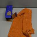 MIULEE Winter Fall Pack of 2 Orange Pillow Covers 18x18 Inch Soft Boho Striped Corduroy Throw Pillow Covers Decorative Square Cushion Cases Pillowcases for Sofa Bedroom Couch Home Decor.