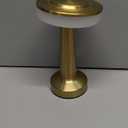 Cordless Metal Desk Lamp, Touch Sensor Control LED Table Lamp,3 Color Stepless Dimmable Battery Powered Lamp for Living Room, Dorm, Home Office (Gold)