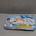 Fuwidvia 3 Pack Airplane Launcher Toys, 13.2'' LED Foam Glider Plane Toy for Boys, 2 Flight Modes Outdoor Flying Toys Birthday Gifts for Boys Girls 4 5 6 7 8 9 10 11 12 Year Old (Blue&Green&Orange)