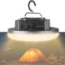 12000mAh 5000LM Camping Lights 3 Color Lighting Modes Bright Rechargeable LED Lamp 40W Hanging Tent Lights IPX5 Waterproof,Magnet,Power Failure Emergency Survival Kits & Christmas Day Gift