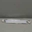 Tension Curtain Rod 30 To 63 Inch White Tension Rods Adjustable Spring Loaded Curtain Rods 7/8" Curtains Rods No Drilling Tension Rods For Windows Bedroom Closet Doorway Door