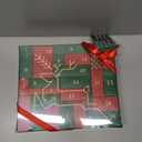 Advent Beauty Calendar for Adults 2025 Rinse & Robust Beard Care Kit Christmas Gifts for Men Skincare Beauty Advent Calendar for Men Christmas 24 Days Countdown Calendar Beard Care Grooming (Green & Red)