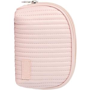 Fabater PU Makeup Bag, PU Cosmetic Pouch Metal for Lipstick (Pink),  Light Pink Cosmetic Bag (7in.)