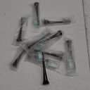 Replacement Toothbrush Heads 10 Pack for AquaSonic Black Series for Vibe Series Black Series pro, and for Duo Series pro Electric Toothbrush,Balck