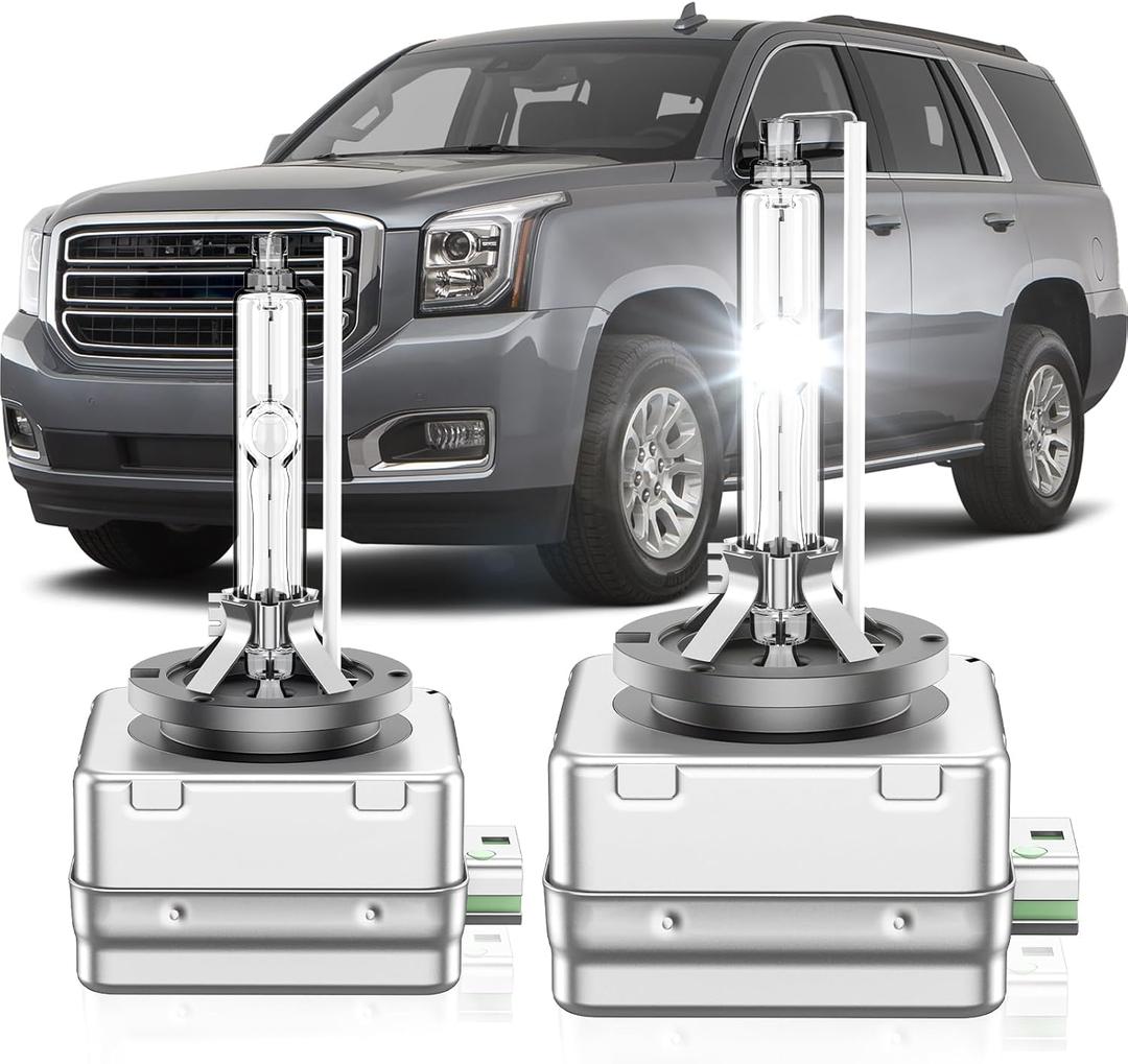 Compatible with GMC 2015-2020 Yukon XL Denali 2013-2019 Acadia D3S HID Xenon Headlight Bulbs, 6000K Cool White, Pack of 2