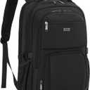 DUSLANG 17 Inch Laptop Backpack for Travel Water Resistant College Backpack for Men Women Laptop Bag with USB Charging Port with Black Lock,Black