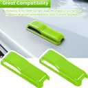 Engine Hood Hinge Cover Trim Exterior Accessories Decoration for 2018-2025 Jeep Wrangler JL JLU Sports Sahara Freedom Rubicon Unlimited Gladiator JT 2-Door & 4-Door (Green 2PCS)
