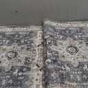 YOUFORTONG 2x12 Runner Rus for Hallways Soft Kitchen Rug Non Slip Rug Runner with Rubber Backing for Bathroom Washable Non Shedding Farmhouse Runner Rug (Grey, 2X12)