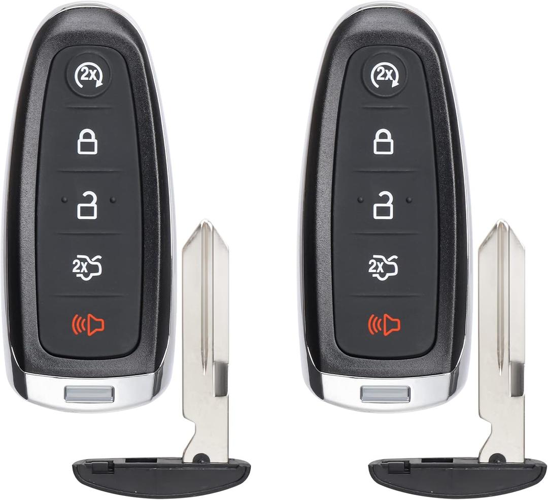 NPAUTO Key Fob Fits for 2011-2015 Ford Explorer Edge, 2015-2019 Focus, Taurus, Flex, Expedition, Lincoln MKX/MKT/MKS/Navigator, Smart Keyless Entry Remote Control Replacement FCC M3N5WY8609