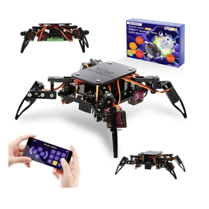 ACEBOTT STEM Robotics Science Kits for Adults, ESP8266 Spider Robot Building Kit, App Remote Control, Walking Crawling Fun Educational Toy