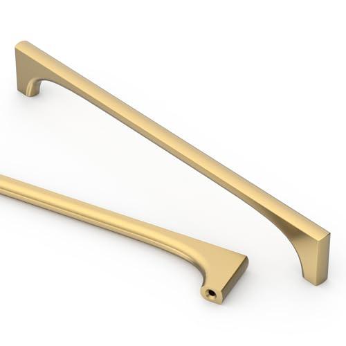 Asidrama 10 Pack 7.5 Inch(192mm) Champagne Bronze Cabinet pulls Kitchen Cabinet Handles, Cabinet Pulls Kitchen Cabinet Hardware for Cupboard Drawer Pulls 2321