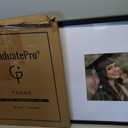 16x20 Graduation Signature Picture Frame with White Mat Display 8x10 Photo for Graduation, Celebrations and Wedding, Black Wood Frame for Wall Hanging - Mounting Hardware Included