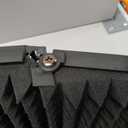 Microphone Isolation Shield  Foldable & Adjustable Soundproof Panel for Recording, Podcasting, Vocal Booth, Studio & Home Use (Six-sided low stand)